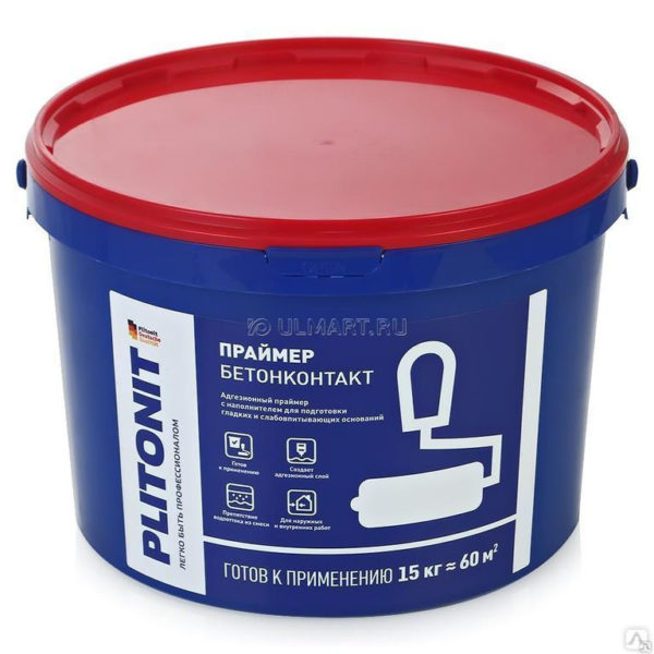 Грунт ПЛИТОНИТ бетонконтакт 15кг