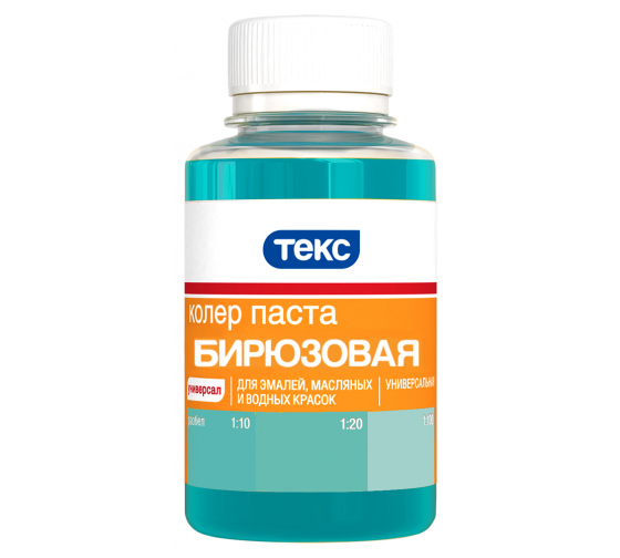 Текс колер краска №19 универсал (бирюзовая) 0,1 л
